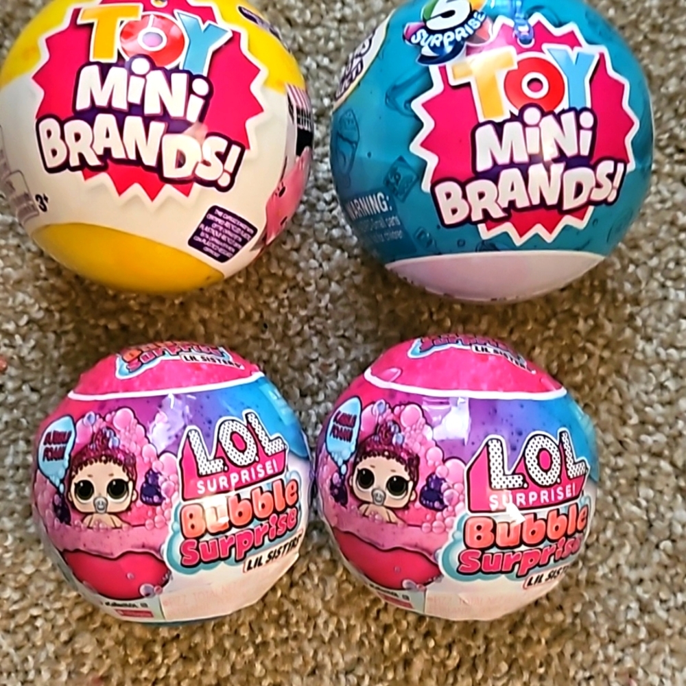 Bunch of kids ball kits